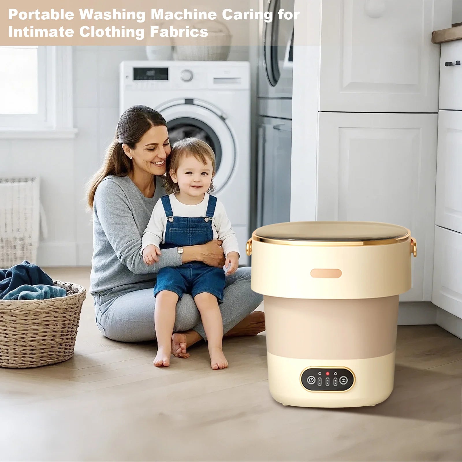 QuickSpin Compact Mini Laundry Machine