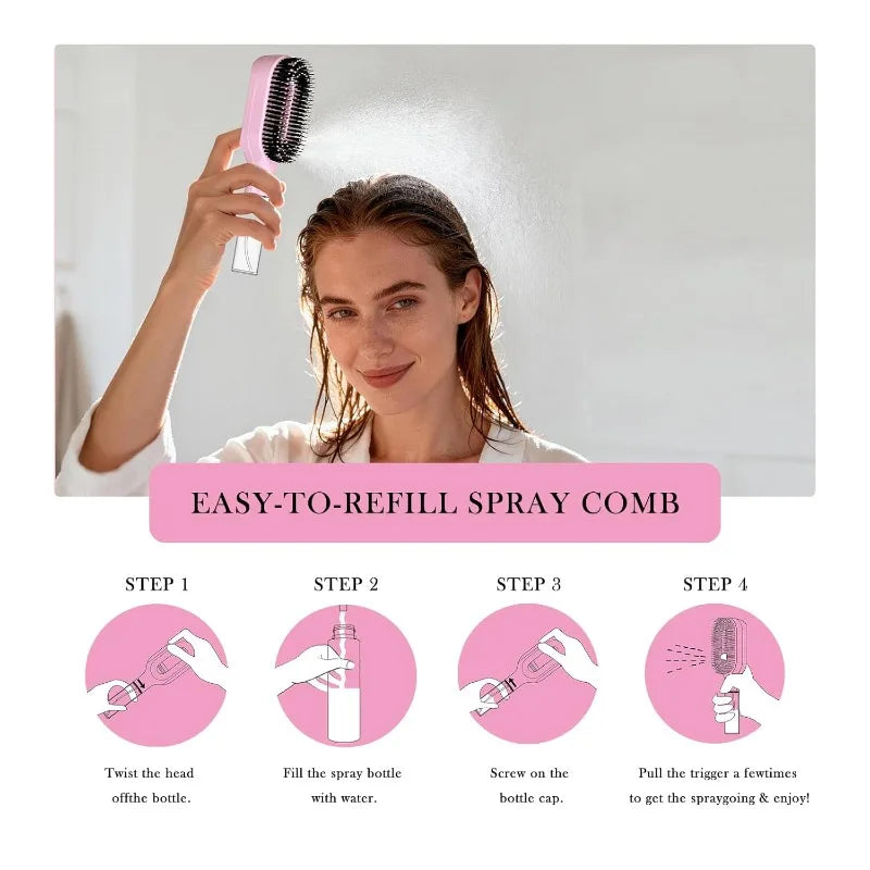 Spray Glide Detangling Hair Brush