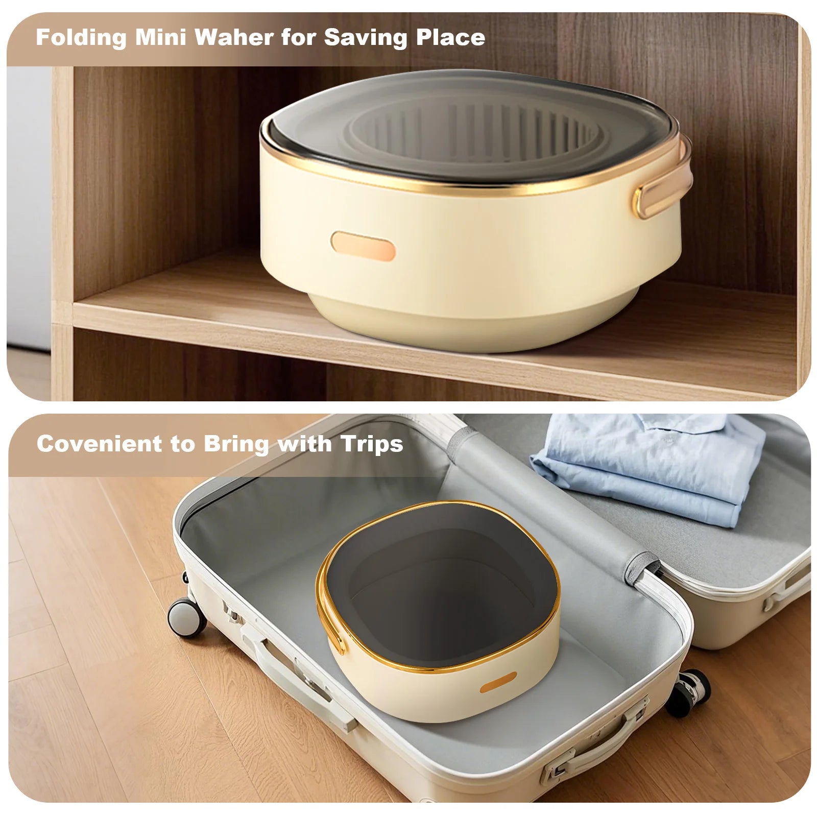 QuickSpin Compact Mini Laundry Machine