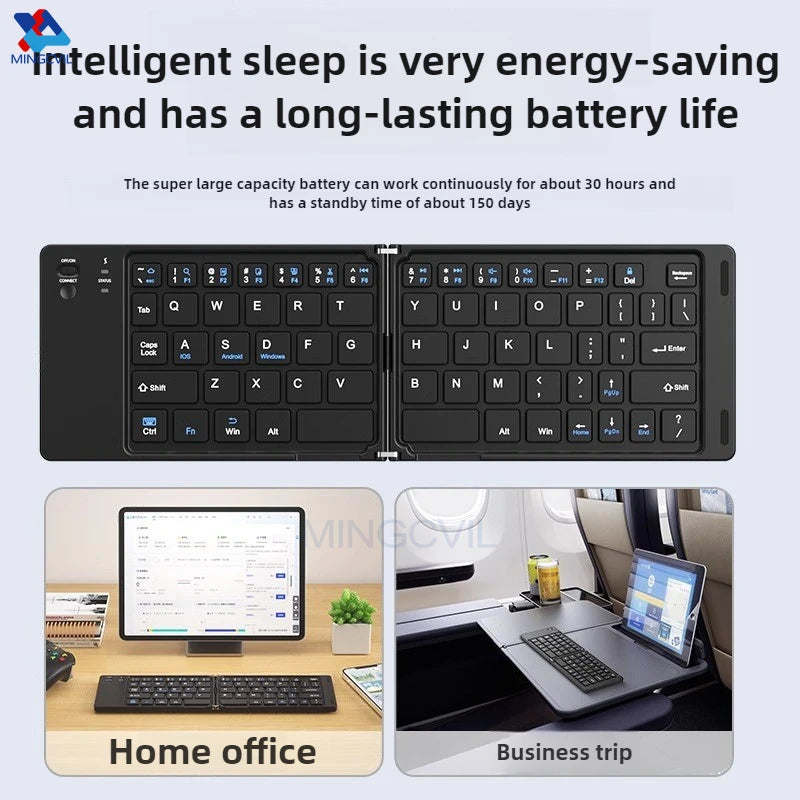 PocketFold Mini Ultra Slim Wireless Keyboard
