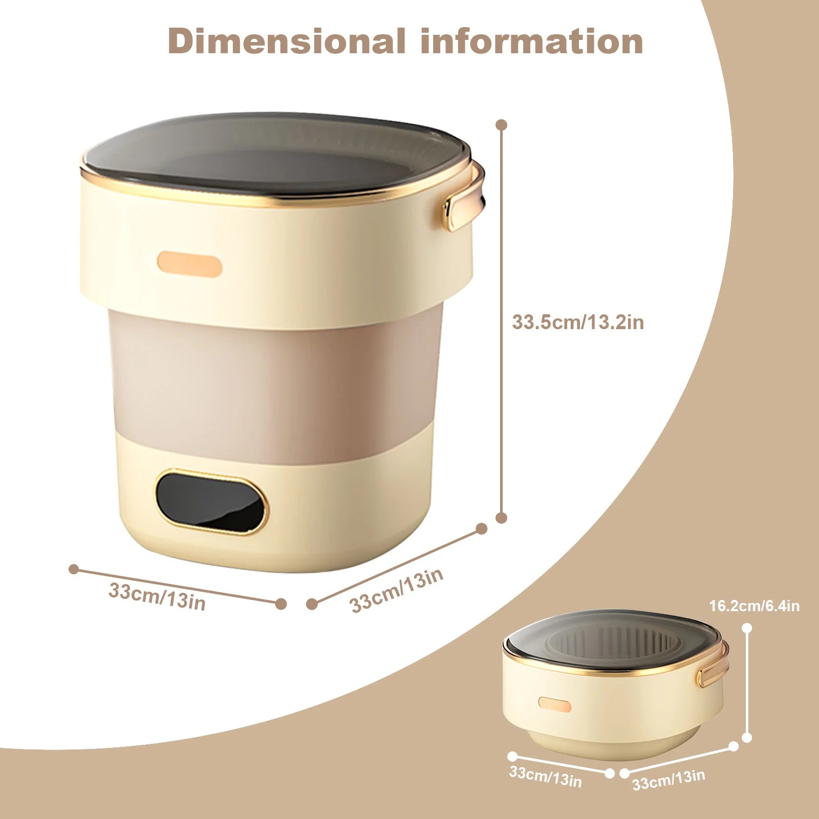 QuickSpin Compact Mini Laundry Machine