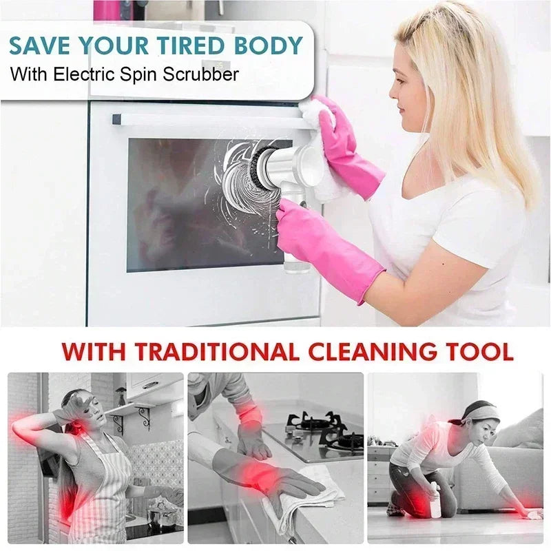 CleanSpin Pro Home Power Scrubber