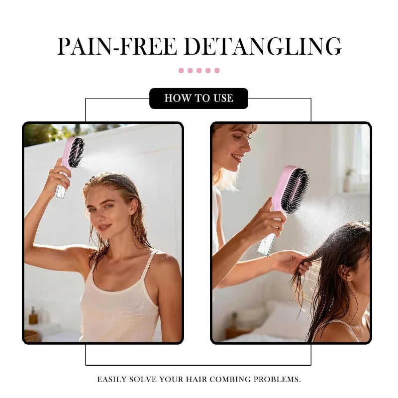 Spray Glide Detangling Hair Brush