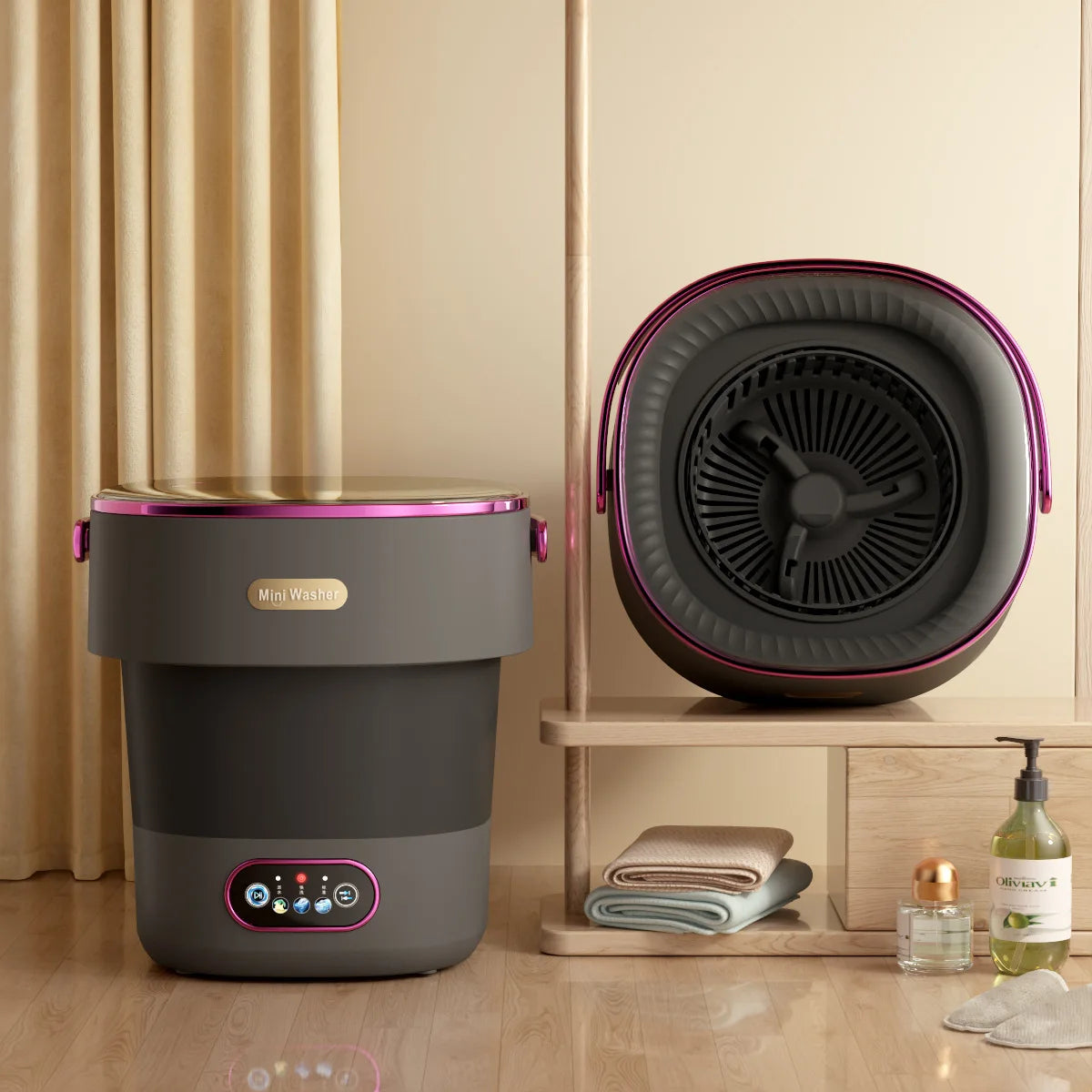 QuickSpin Compact Mini Laundry Machine